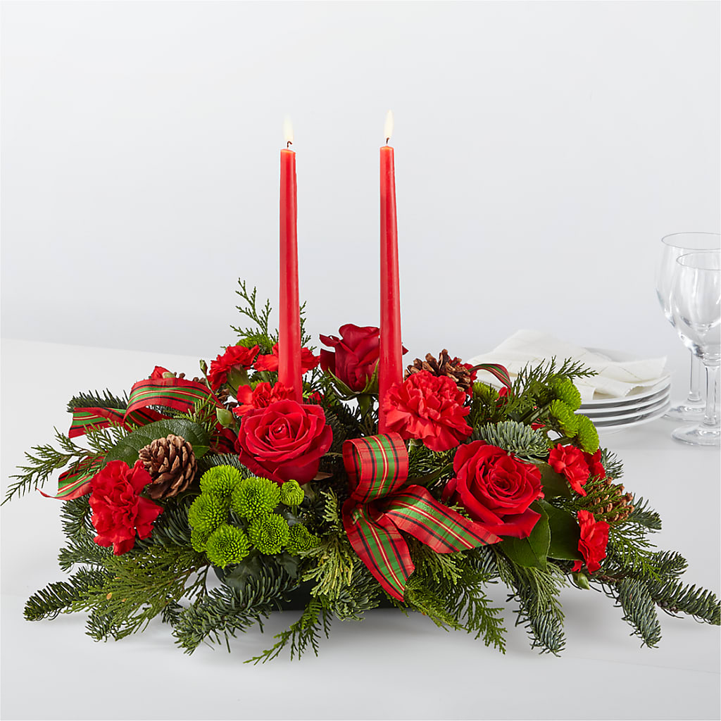 By the Candlelight Centerpiece – Emil Yedowitz Florist Llc, Yonkers NY