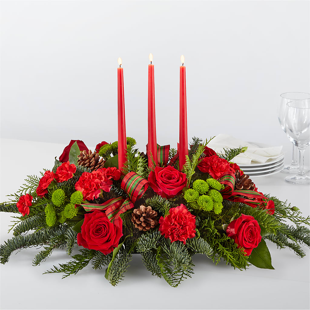 By the Candlelight Centerpiece – Emil Yedowitz Florist Llc, Yonkers NY