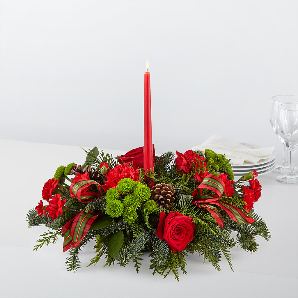 By the Candlelight Centerpiece – Emil Yedowitz Florist Llc, Yonkers NY
