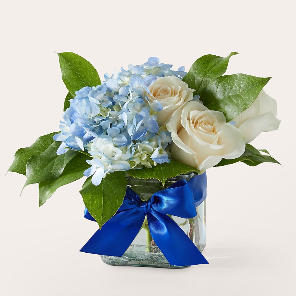 Sky Blue Delight Bouquet – Emil Yedowitz Florist Llc, Yonkers NY