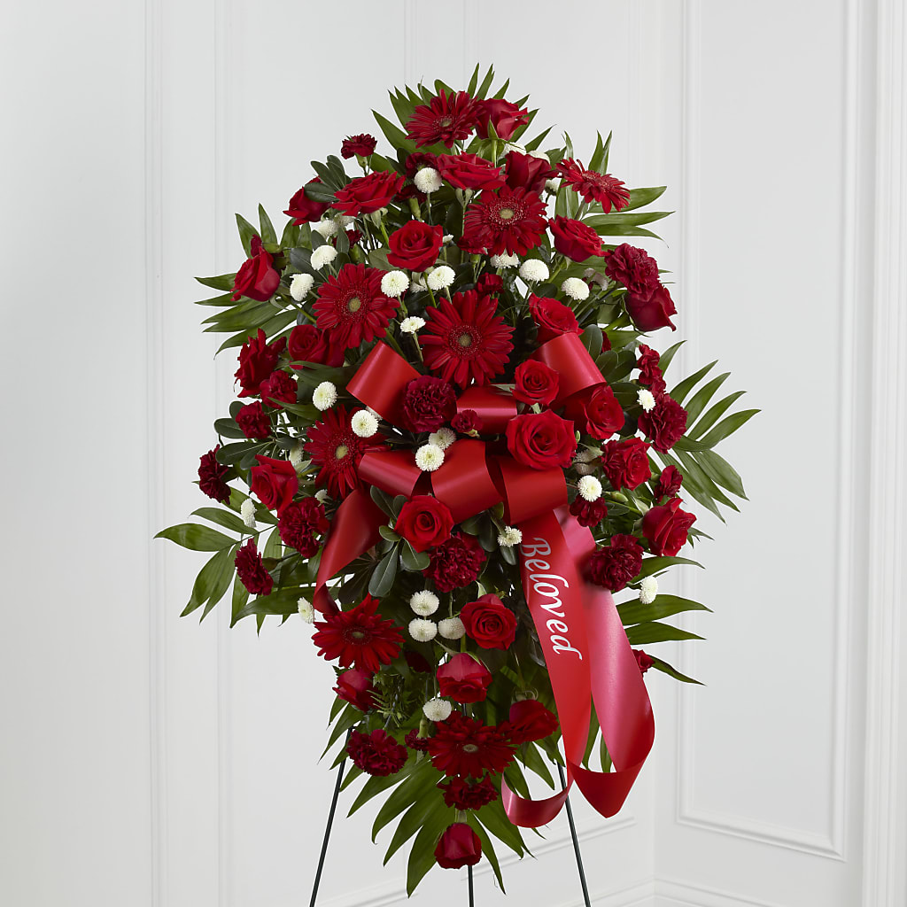 Treasured Memories Standing Spray – Emil Yedowitz Florist Llc, Yonkers NY