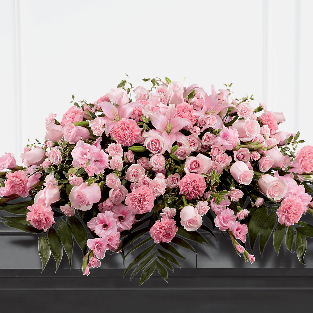 Garden of Comfort Casket Spray (Standard) – Emil Yedowitz Florist Llc, Yonkers NY