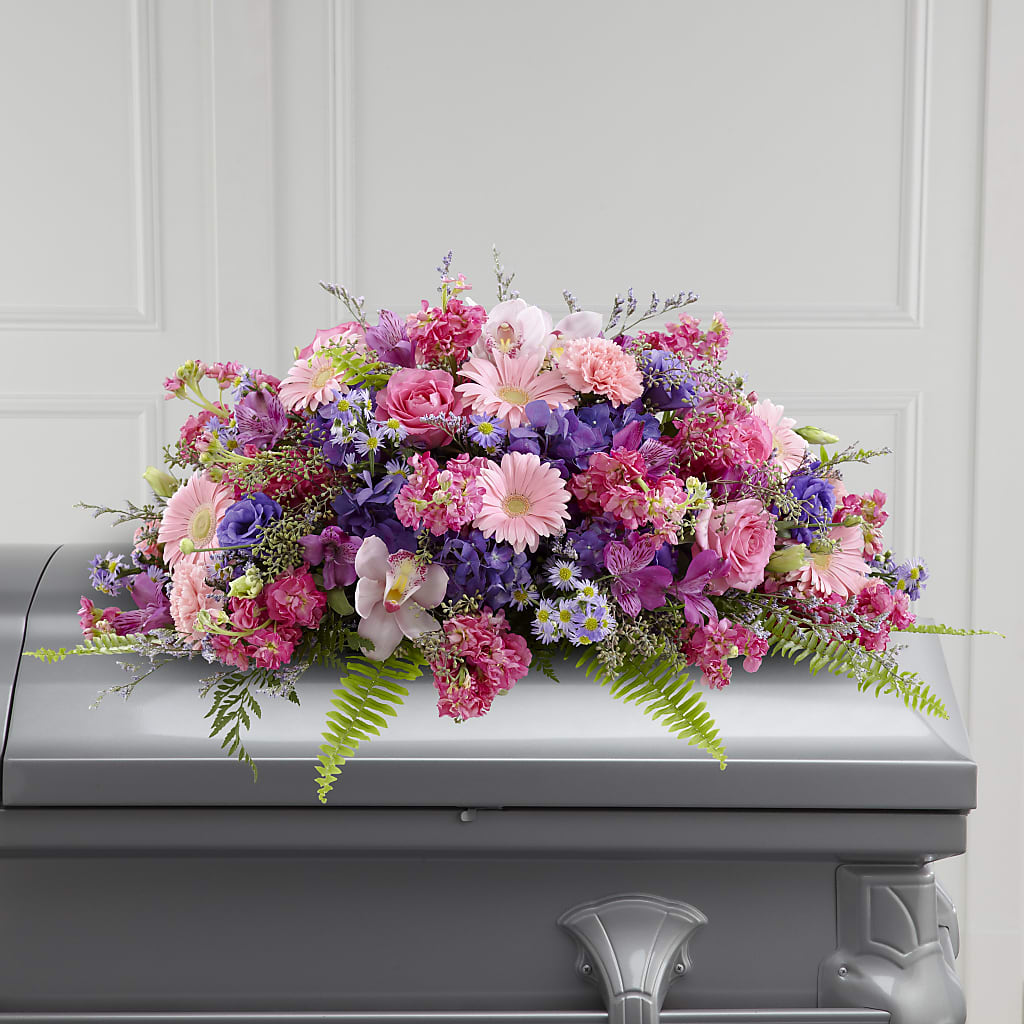 Glorious Garden Casket Spray – Emil Yedowitz Florist Llc, Yonkers NY