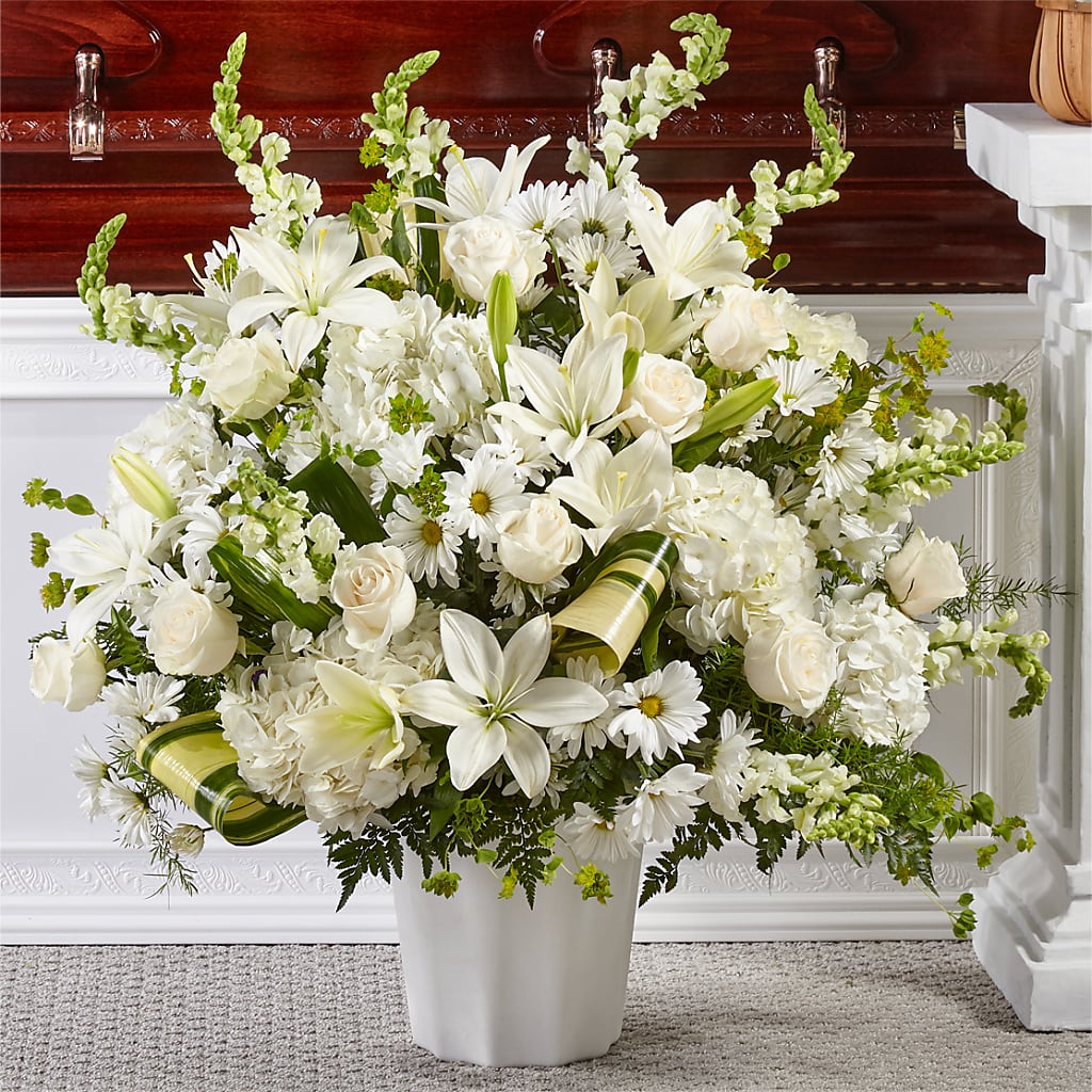 Thoughts of Tranquility Floor Basket – Emil Yedowitz Florist Llc, Yonkers NY