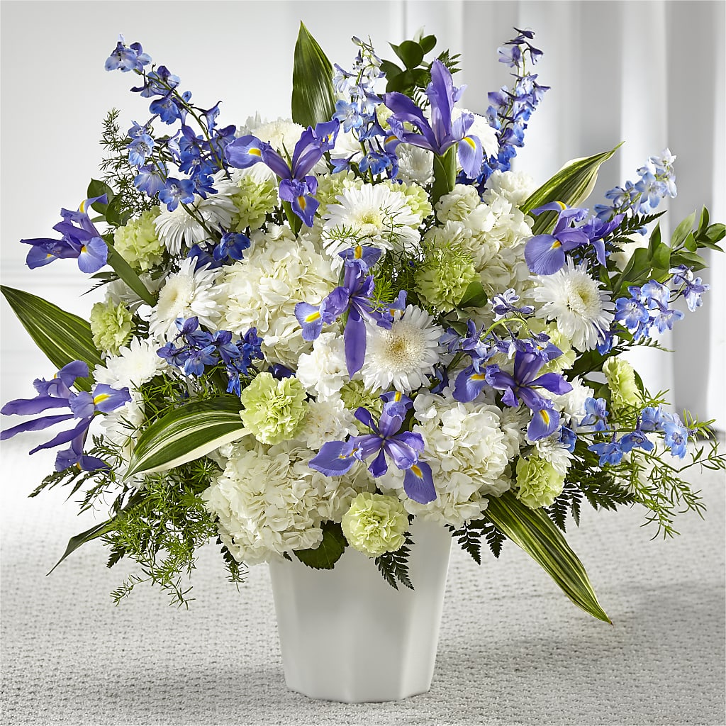 Soft Serenity Floor Basket – Emil Yedowitz Florist Llc, Yonkers NY