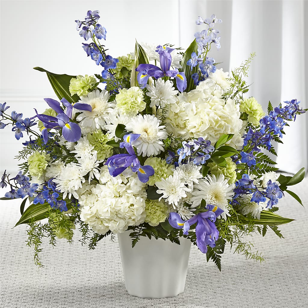 Soft Serenity Floor Basket – Emil Yedowitz Florist Llc, Yonkers NY