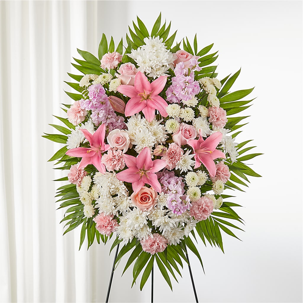 Offering Solace Standing Spray – Emil Yedowitz Florist Llc, Yonkers NY