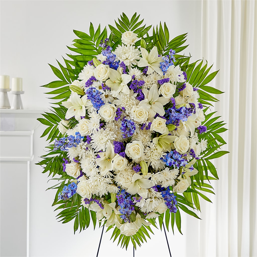 At Rest Standing Spray – Emil Yedowitz Florist Llc, Yonkers NY