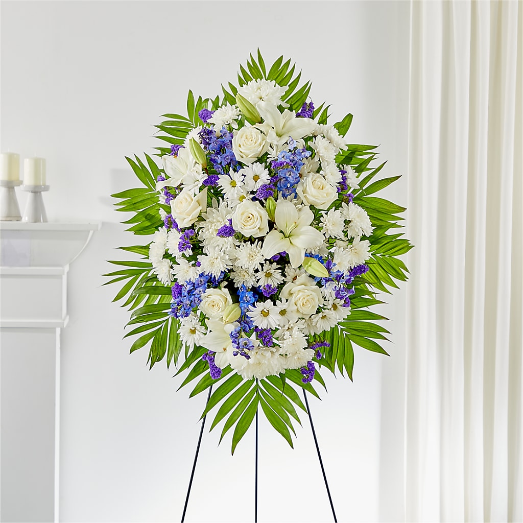 At Rest Standing Spray – Emil Yedowitz Florist Llc, Yonkers NY