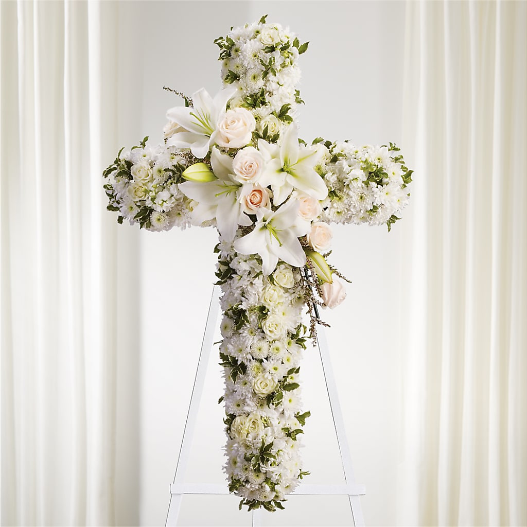Spiritual Guidance Standing Spray – Emil Yedowitz Florist Llc, Yonkers NY