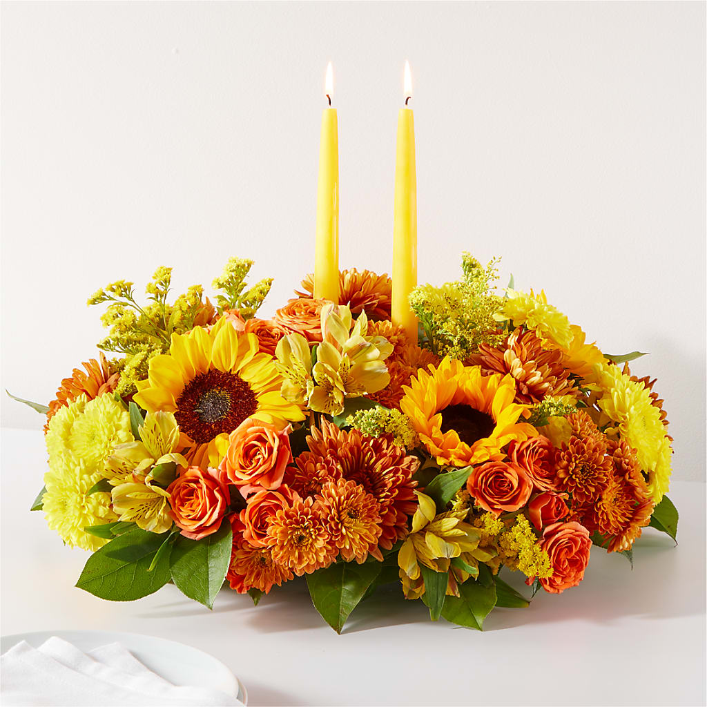 Autumn Harmony Centerpiece – Emil Yedowitz Florist Llc, Yonkers NY