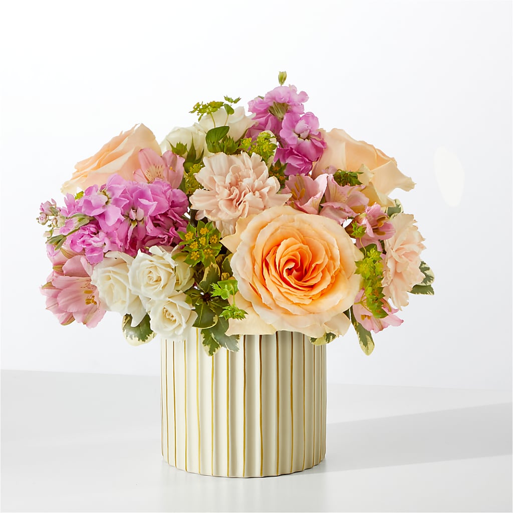 Paradise Bouquet with Ivory Vase – Emil Yedowitz Florist Llc, Yonkers NY