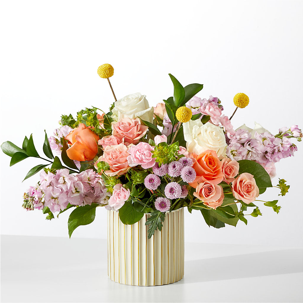 French Market Bouquet with Ivory Vase – Emil Yedowitz Florist Llc, Yonkers NY