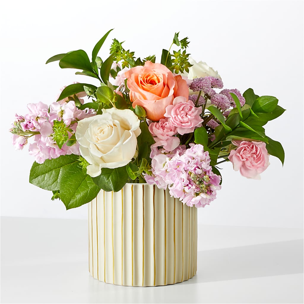 French Market Bouquet with Ivory Vase – Emil Yedowitz Florist Llc, Yonkers NY