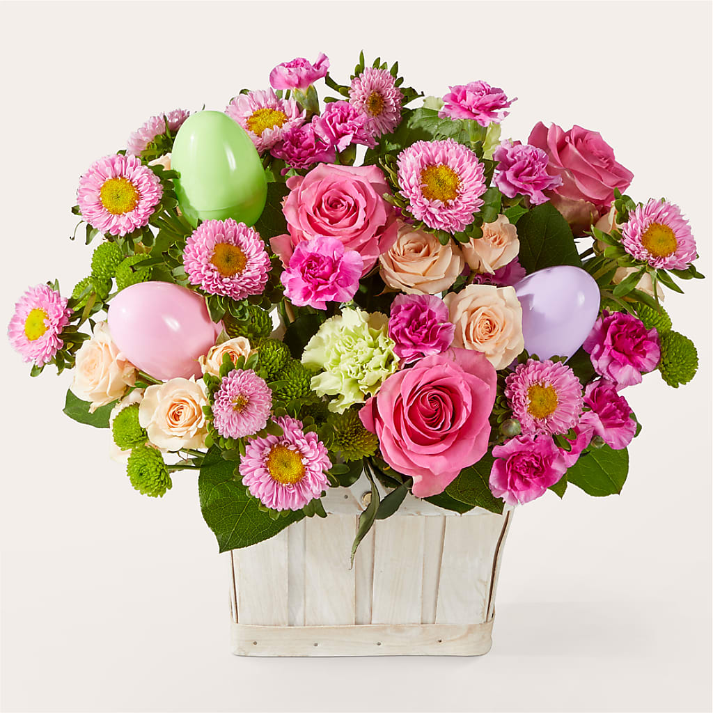 Get Eggcited Basket – Emil Yedowitz Florist Llc, Yonkers NY