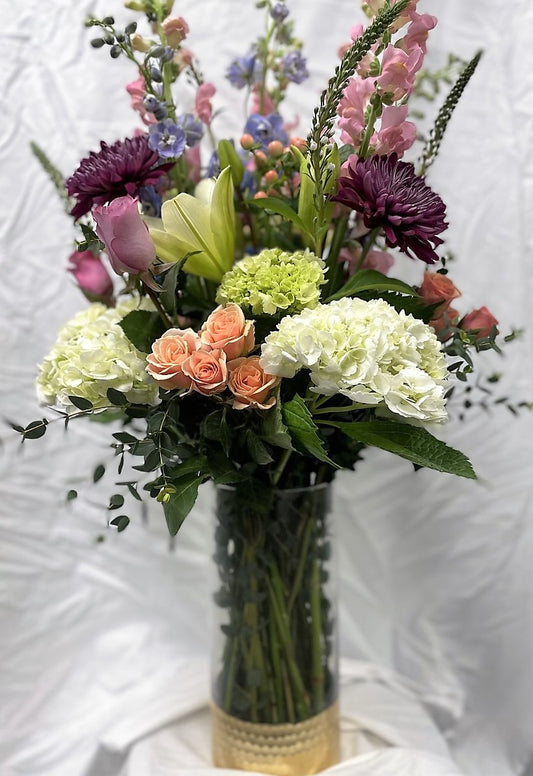 Florist Designed Tall Garden Bouquet