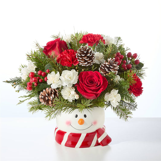 Jolly Snowman Bouquet –  Emil Yedowitz Florist Llc, Yonkers NY