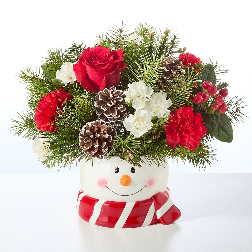 Jolly Snowman Bouquet –  Emil Yedowitz Florist Llc, Yonkers NY
