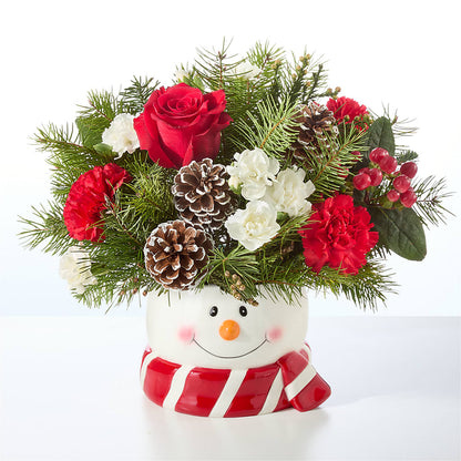 Jolly Snowman Bouquet –  Emil Yedowitz Florist Llc, Yonkers NY