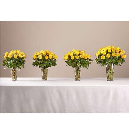 Long Stem Yellow Rose Bouquet –  Emil Yedowitz Florist Llc, Yonkers NY