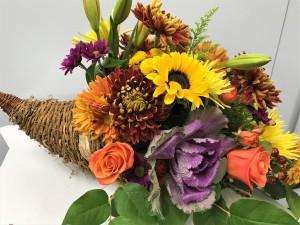 Emil Yedowitz Designed Cornucopia Centerpiece –  Emil Yedowitz Florist Llc, Yonkers NY