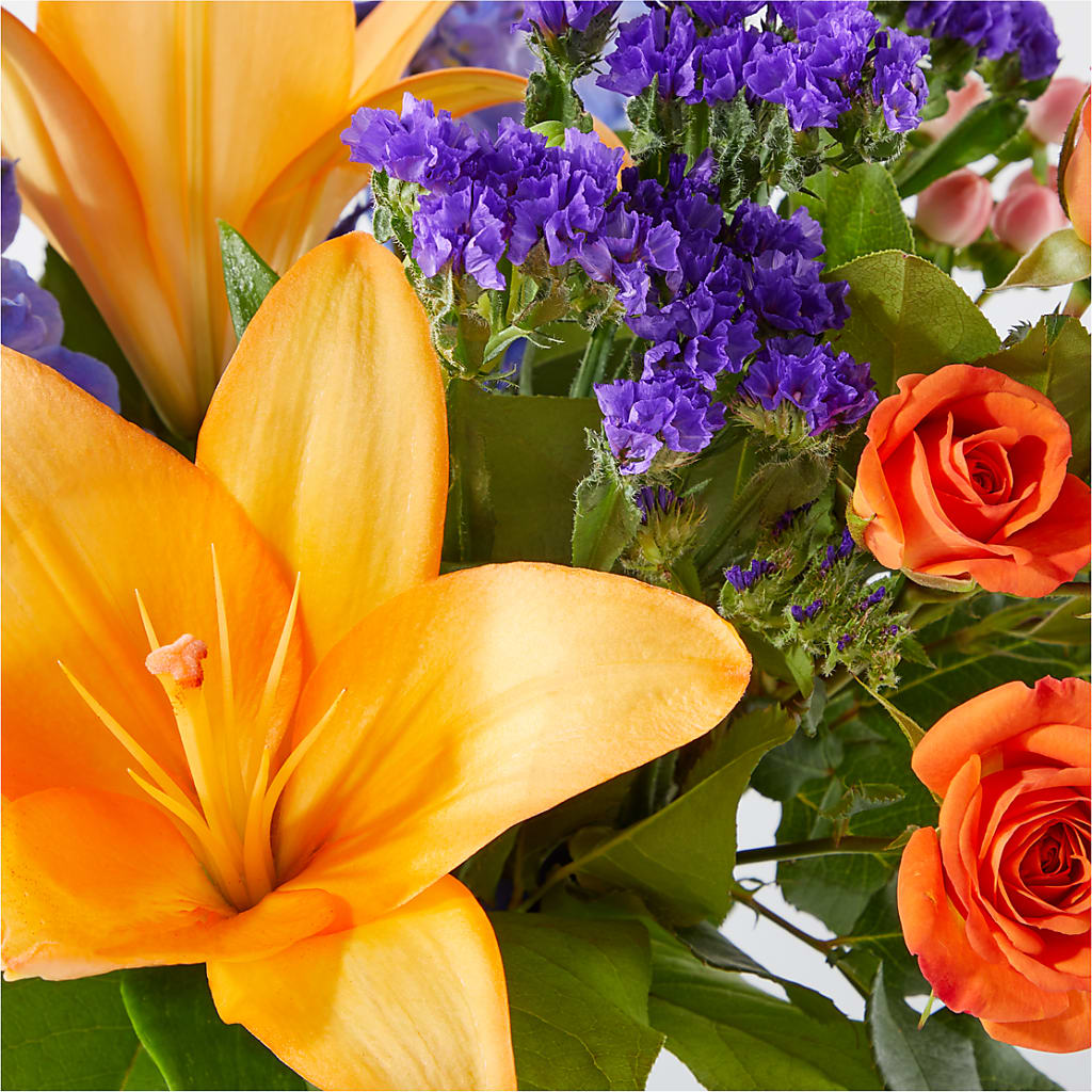 Radiant Citrus Bouquet –  Emil Yedowitz Florist Llc, Yonkers NY