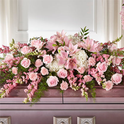 Life & Remembrance Casket Spray –  Emil Yedowitz Florist Llc, Yonkers NY