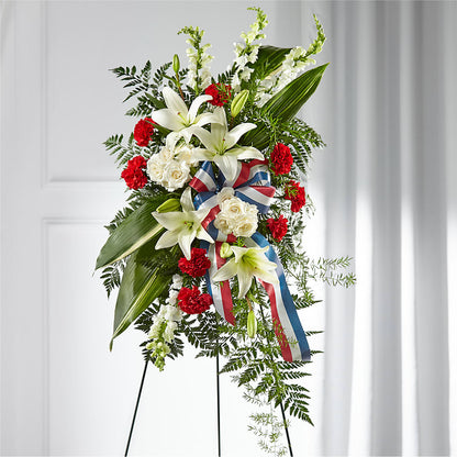 Stars of Life Standing Spray –  Emil Yedowitz Florist Llc, Yonkers NY