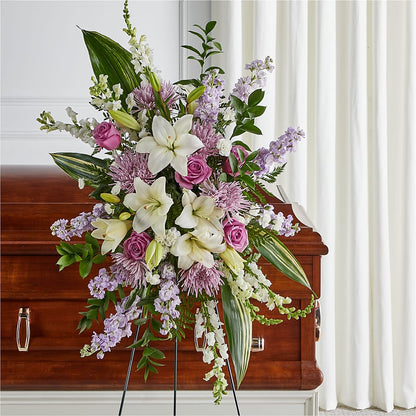 Grateful Hearts Standing Spray –  Emil Yedowitz Florist Llc, Yonkers NY