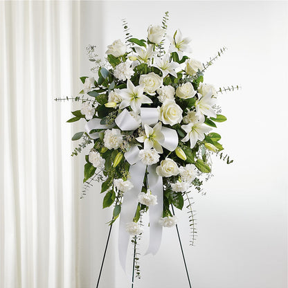 With Care Standing Spray –  Emil Yedowitz Florist Llc, Yonkers NY