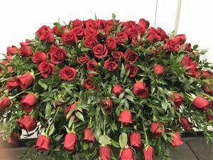 Emil Yedowitz Designed Casket Spray-All Red Roses –  Emil Yedowitz Florist Llc, Yonkers NY