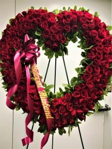 Open Heart - All Red Roses –  Emil Yedowitz Florist Llc, Yonkers NY