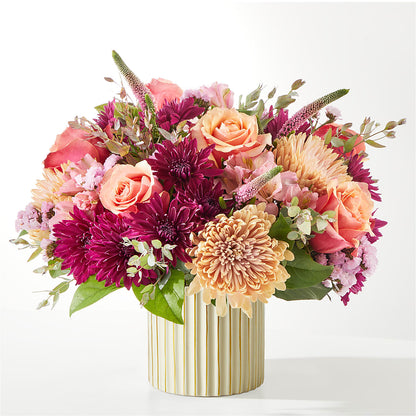 Berry Cobbler Bouquet with Ivory Vase –  Emil Yedowitz Florist Llc, Yonkers NY