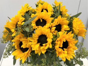Emil Yedowitz Designed Bouquet of Sunflowers